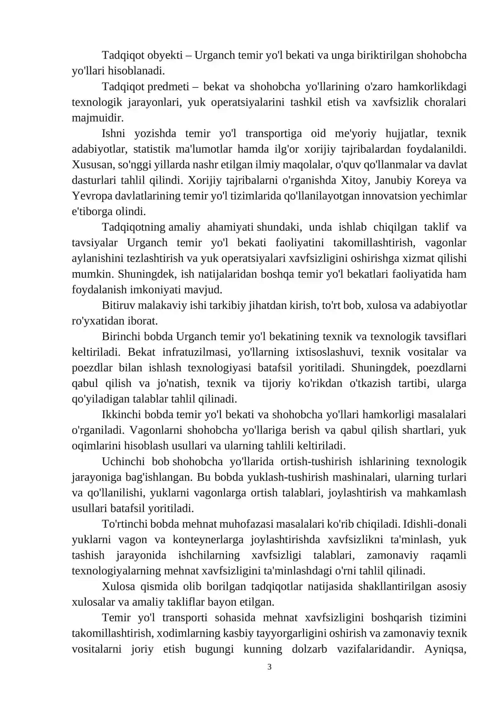 URGANCHEMIRYO'LBEKATINING TEXNIK VATEXNOLOGIK TAVSIFLARI 3