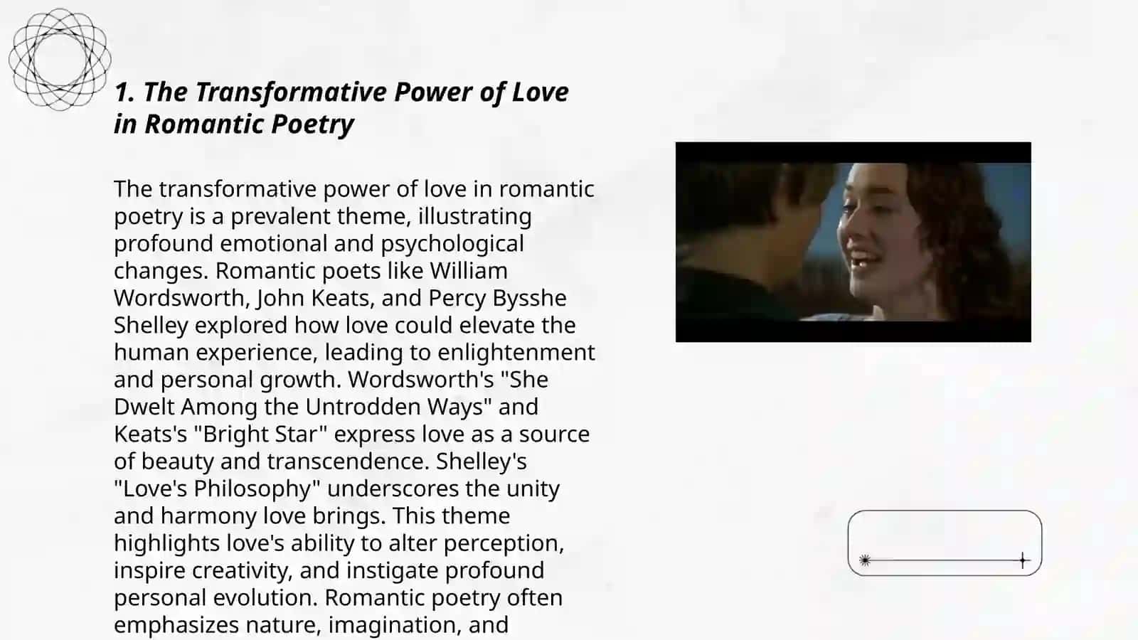 Themes of love and loss in romantic poetry 3