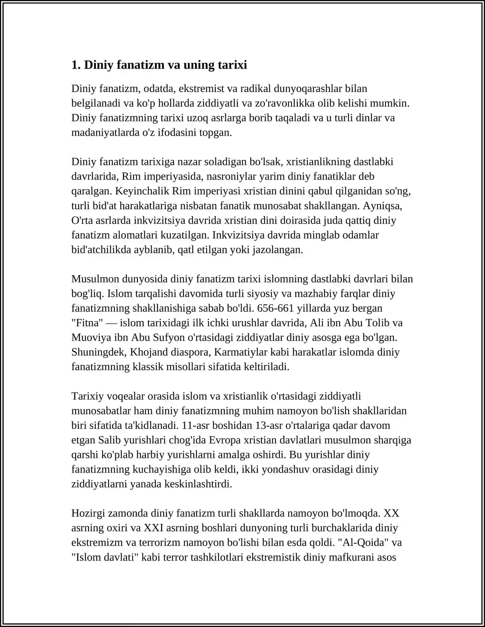 Diniy fanatizm ekstremizm va terorizm 3