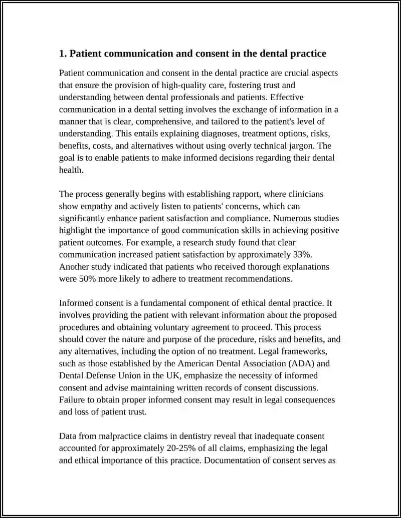 Patient Communication and Consent in Dental Practice 3