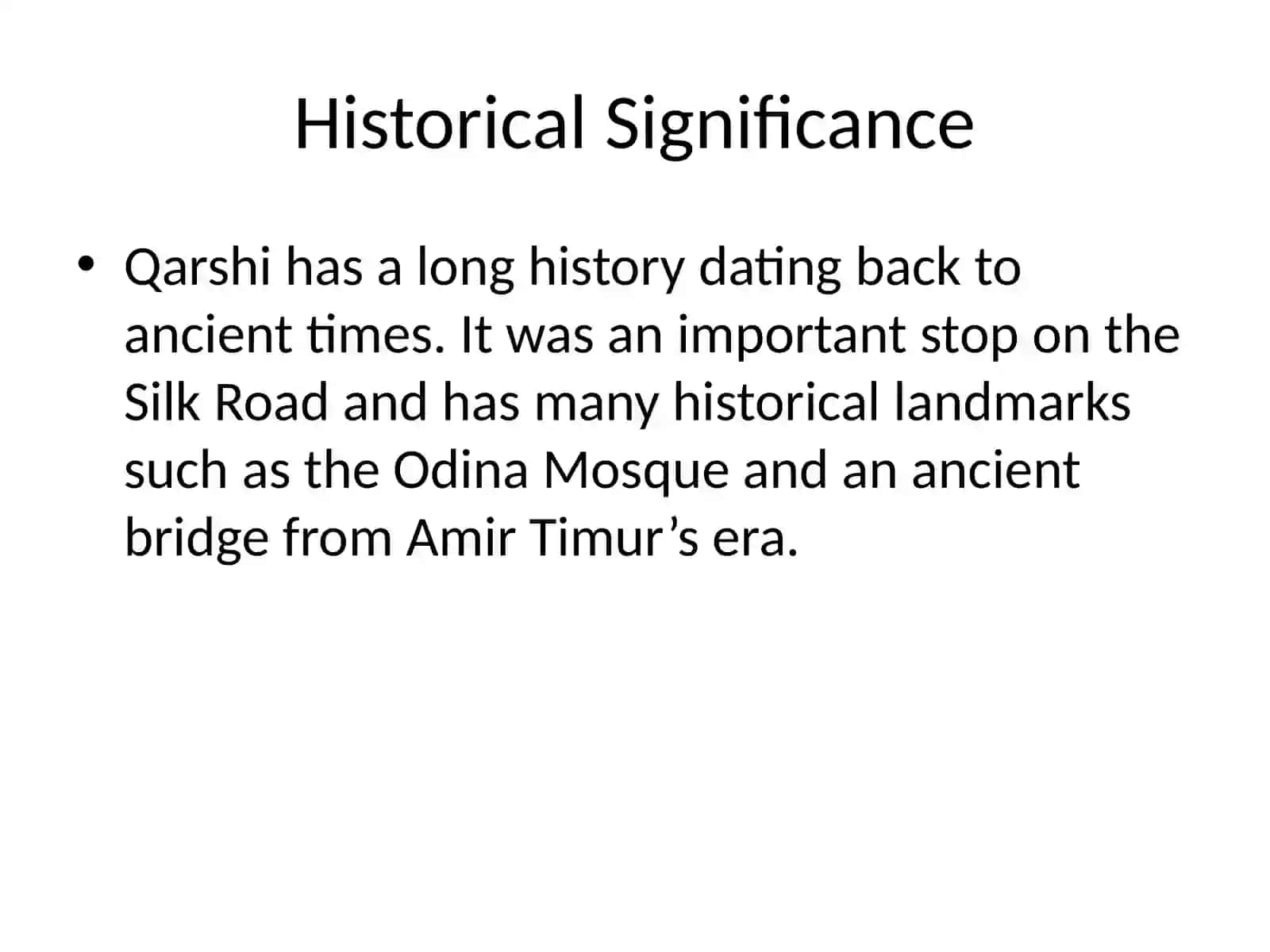 My Hometown: Qarshi 3
