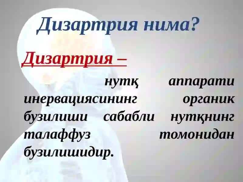 Дизартрия 3