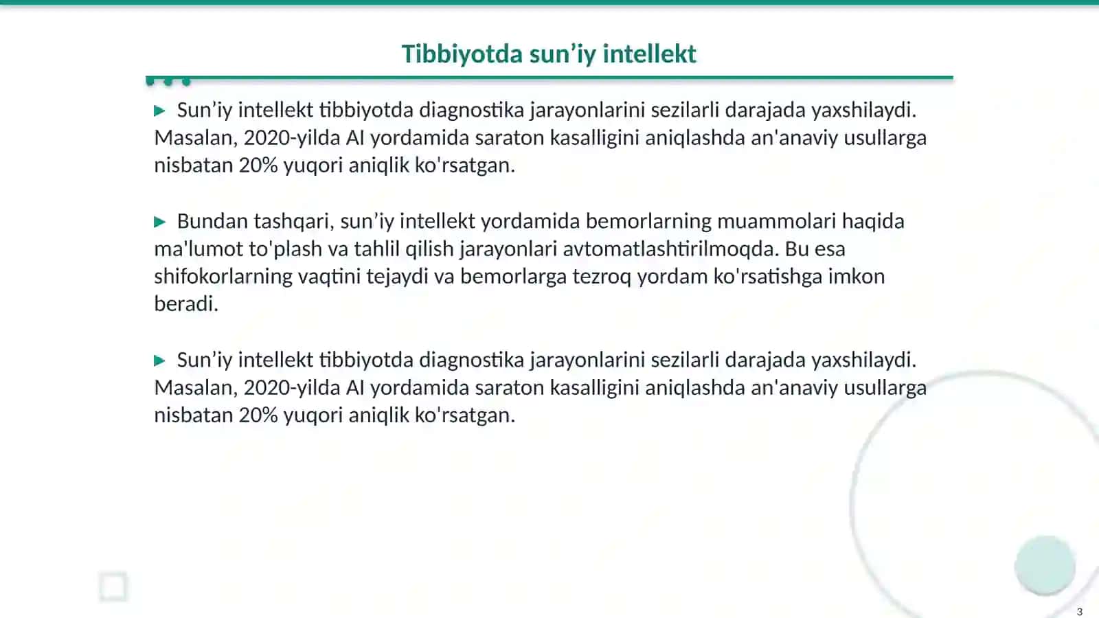 Sunʼiy intellektning qoʻllanilish sohalari 3