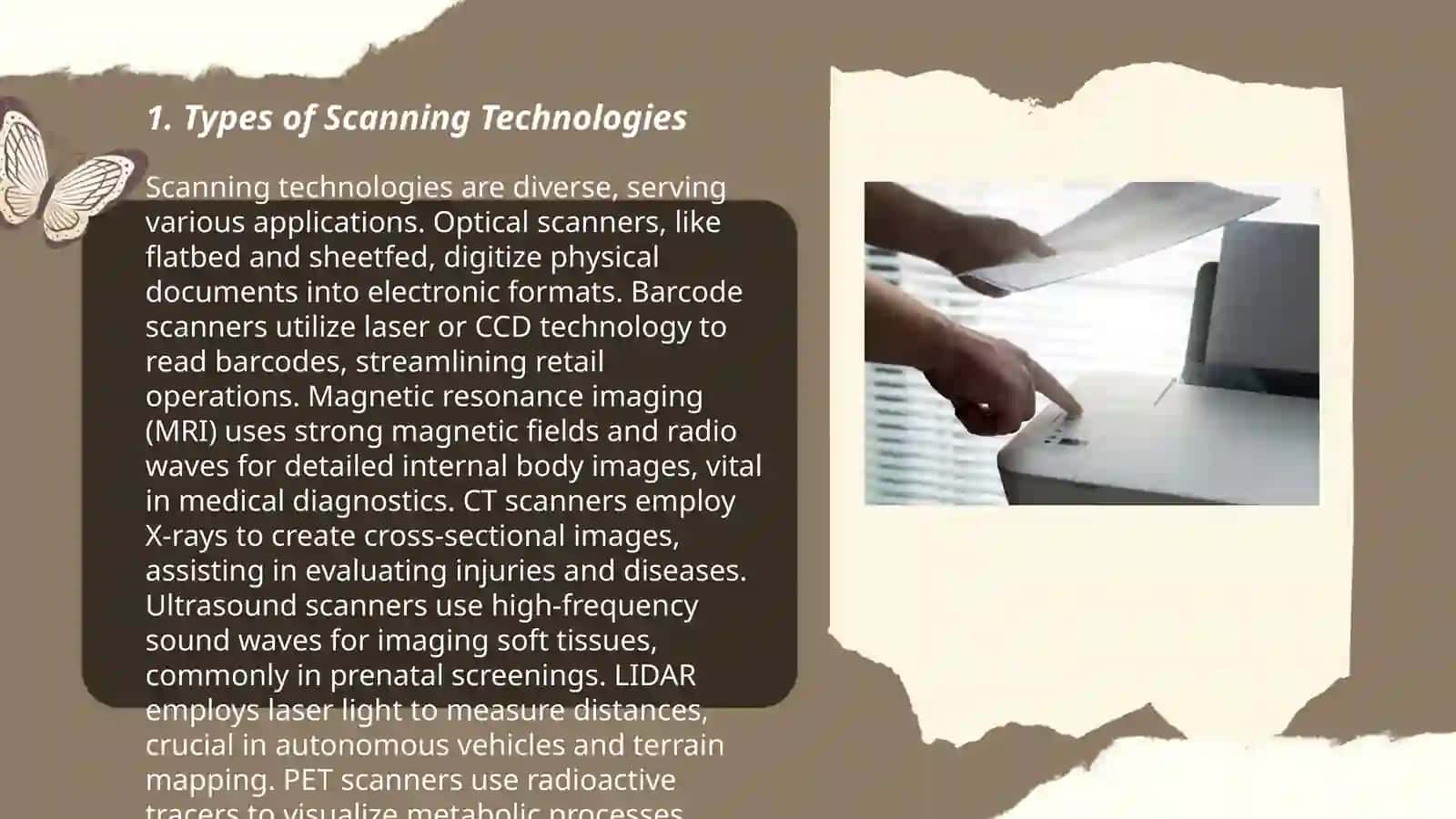 Scanning Technologies in Medicine 3