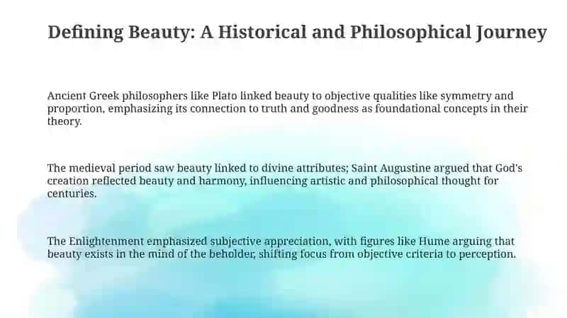 Defining Beauty: A Historical and Philosophical Journey 3