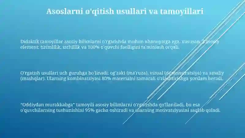Fan asoslariga o‘qitish metodlari 3