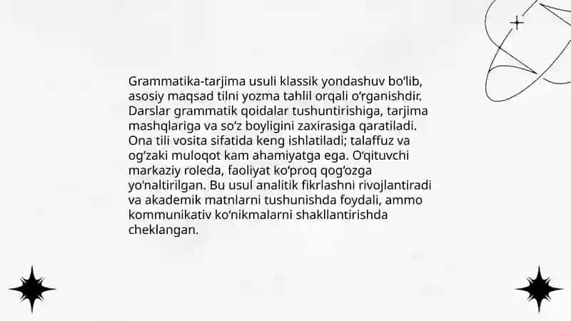 Grammatika-tarjima usuli 3