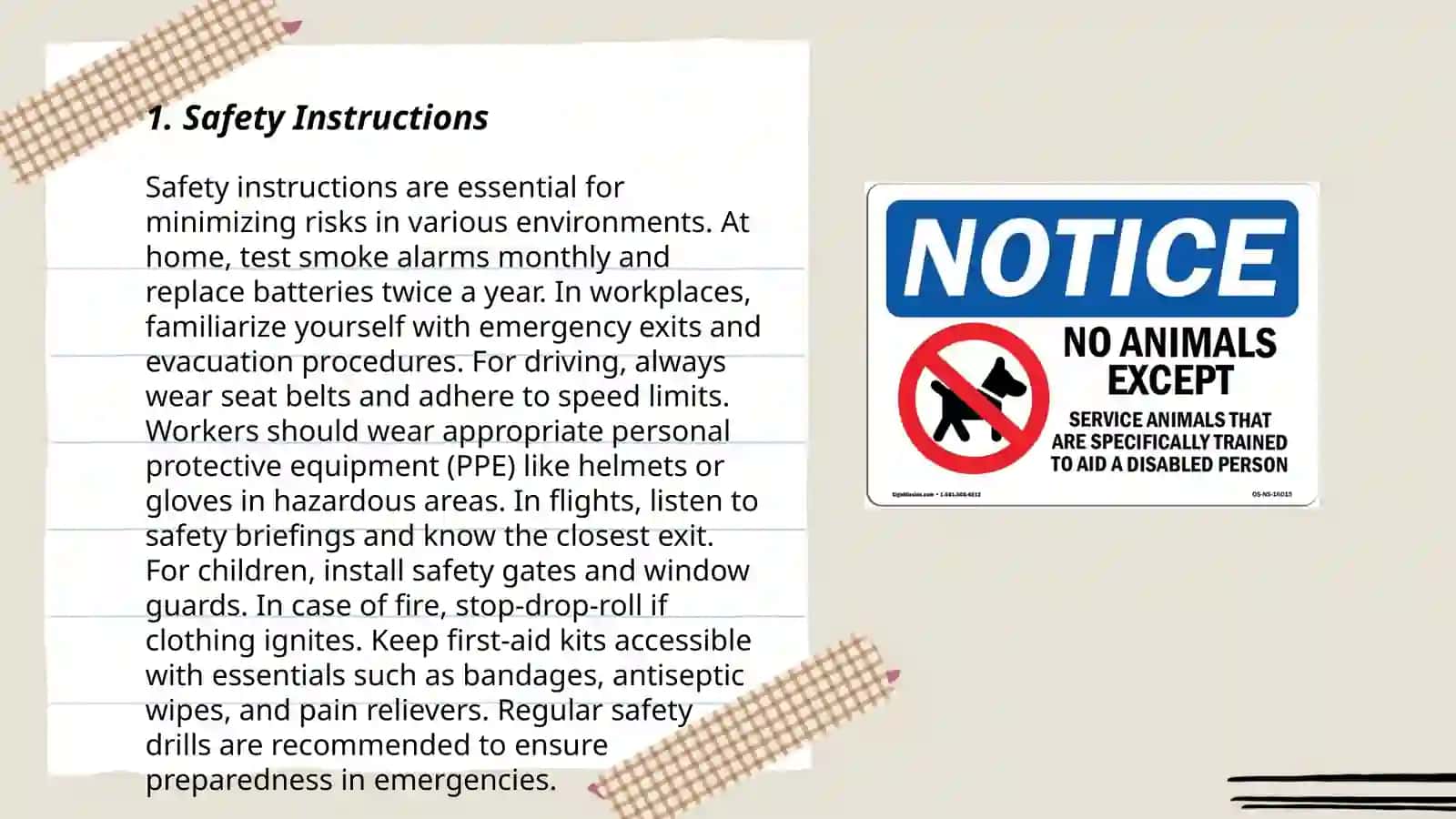 Notices and warnings 3