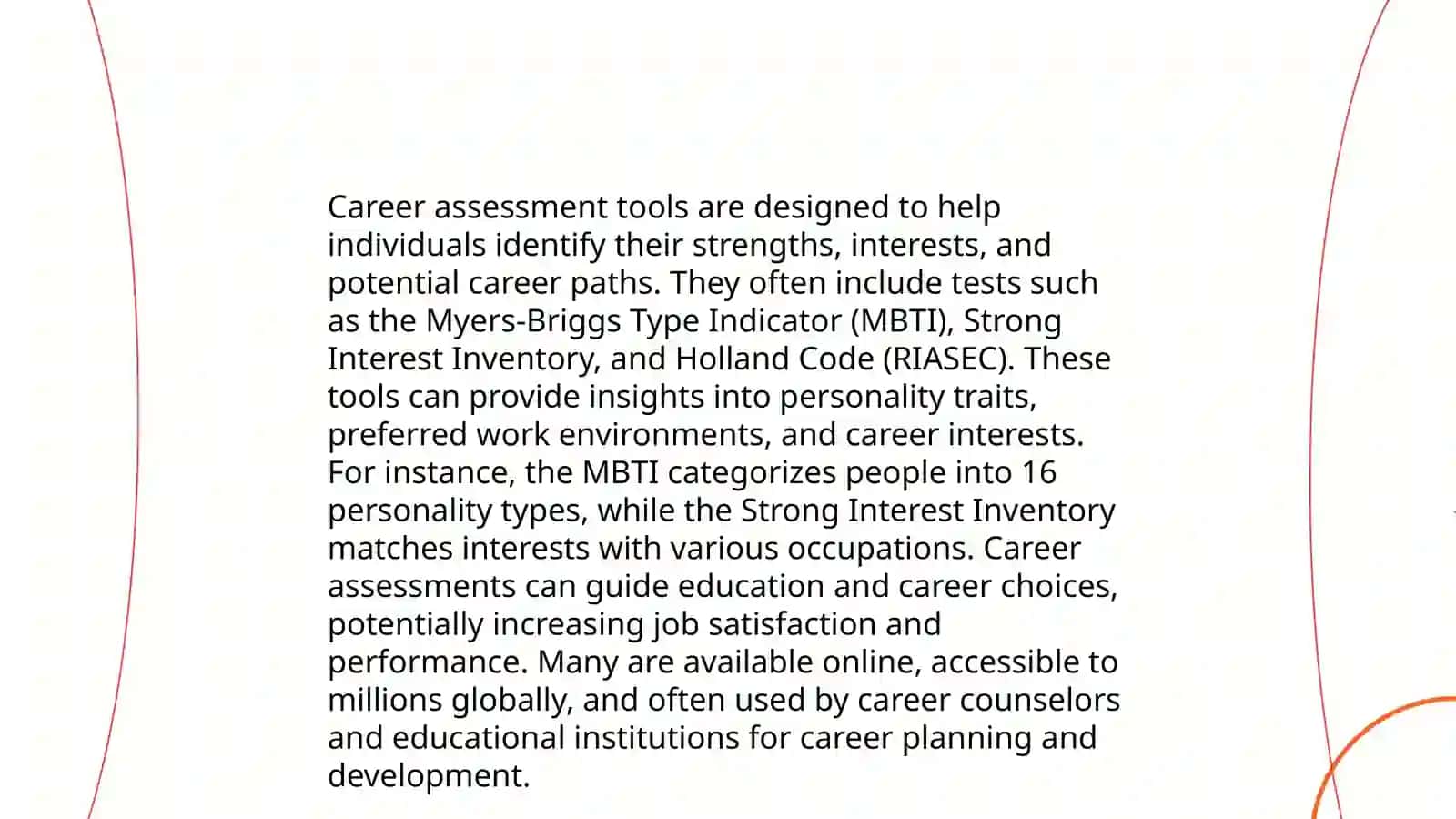 Career assessment tools 3