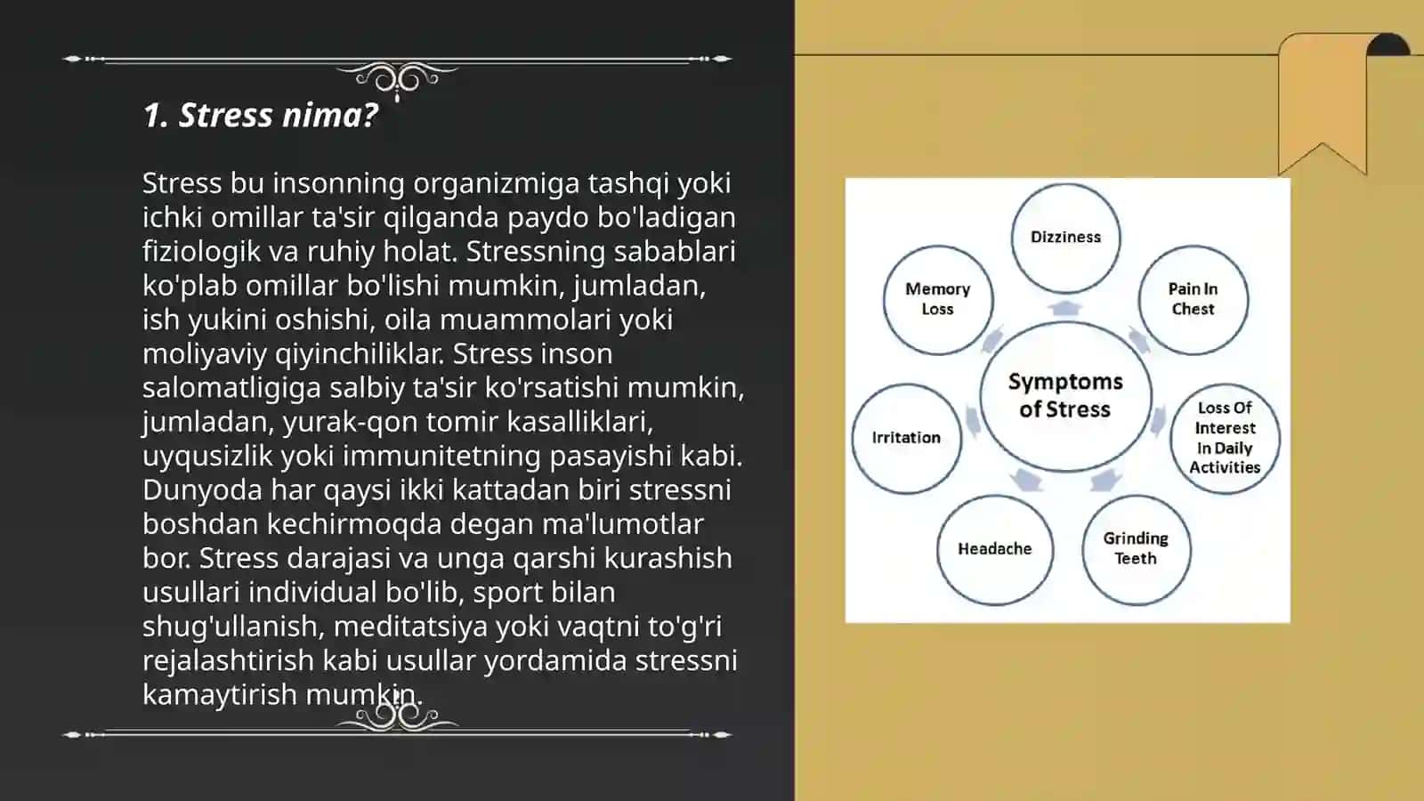 Stress va uning turlari 3
