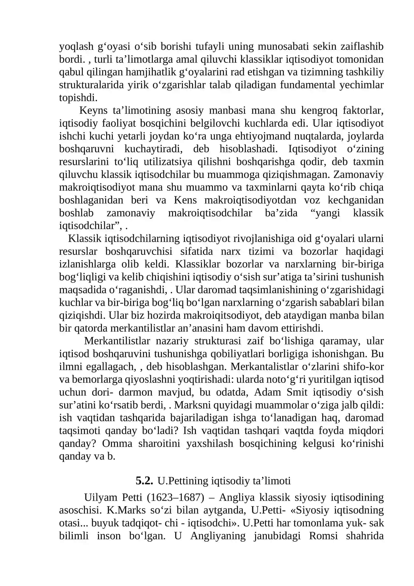 BOB. KLASSIK IQTISODIYMAKTABNING VUJUDGA KELISHI 3