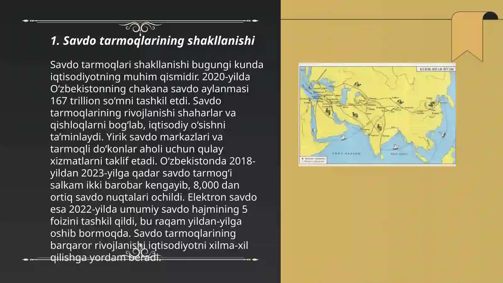 Savdo tarmoqlarining shakllanishi 3
