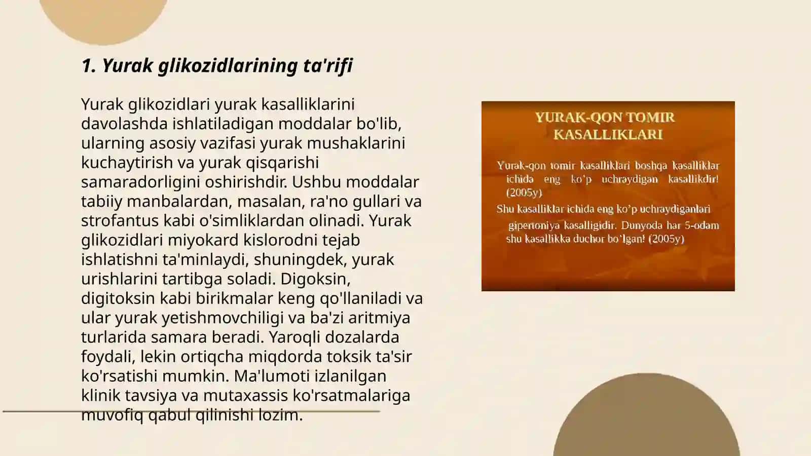 Yurak glikozidlari 3