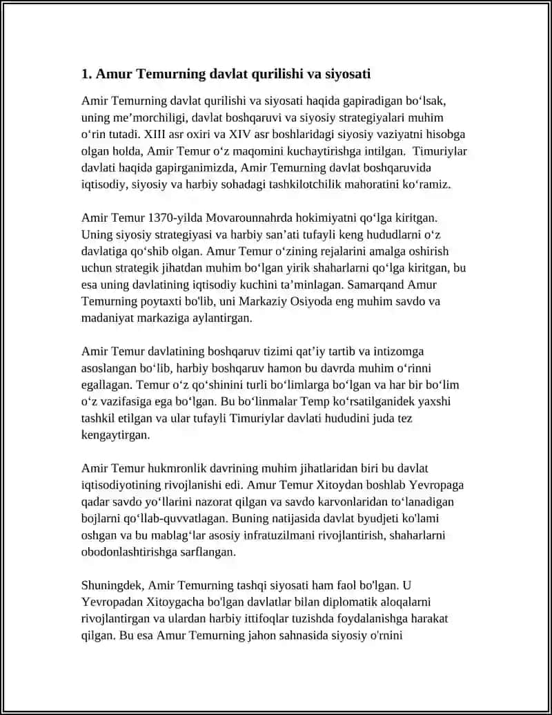AMUR TEMUR BUYUK DAVLAT ARBOBI 3