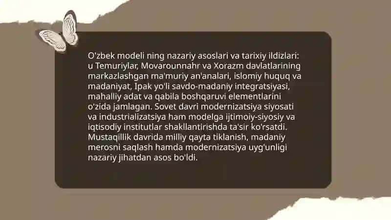 O'zbek modeli 3