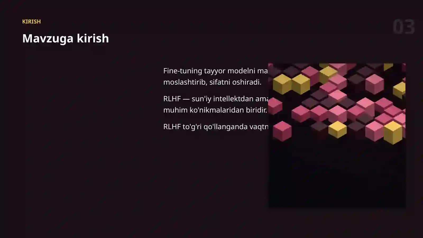 MODELLARNI SOZLASH (FINE-TUNING) 3