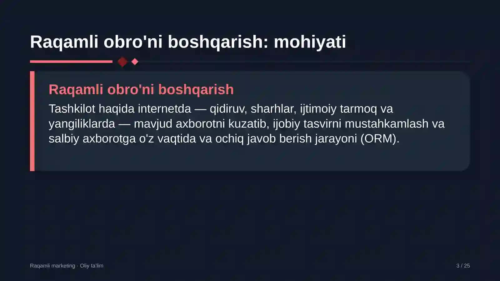 taksi xizmatida raqamli obro'ni boshqarish 7127 3