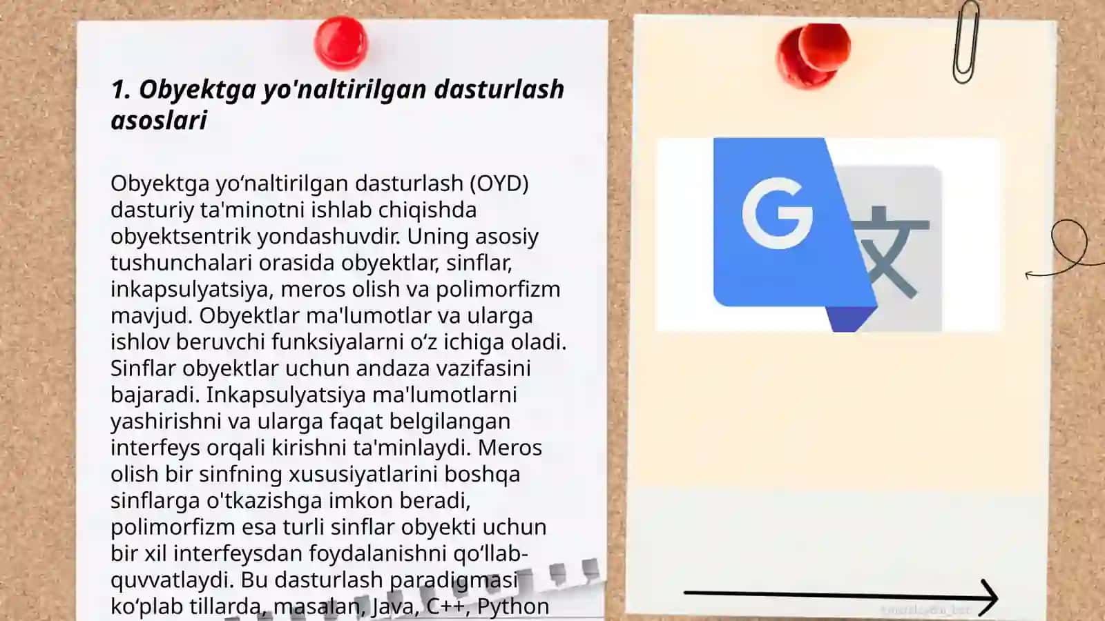 Obyektga yo'naltirilgan dasturlash asoslari 3