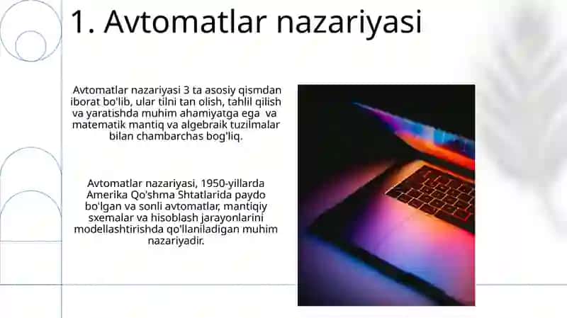Avtomatlar nazariyasi 3