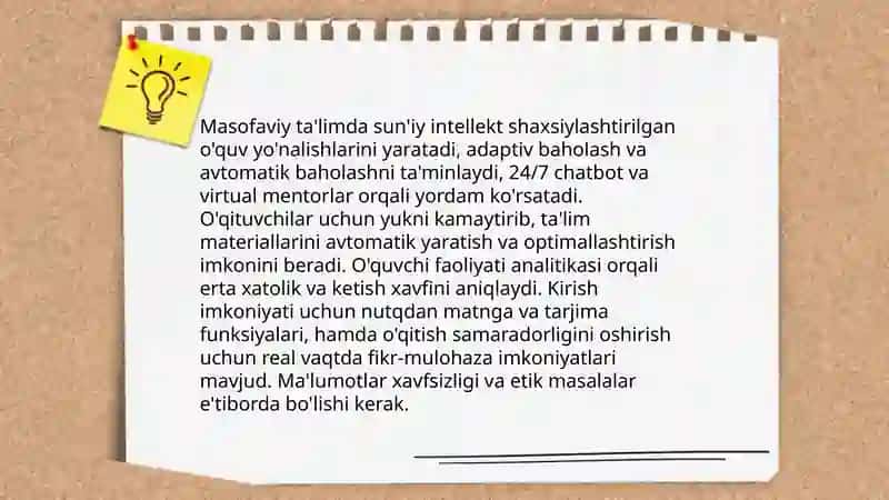 Masofaviy taʼlimda inavatsiya 3