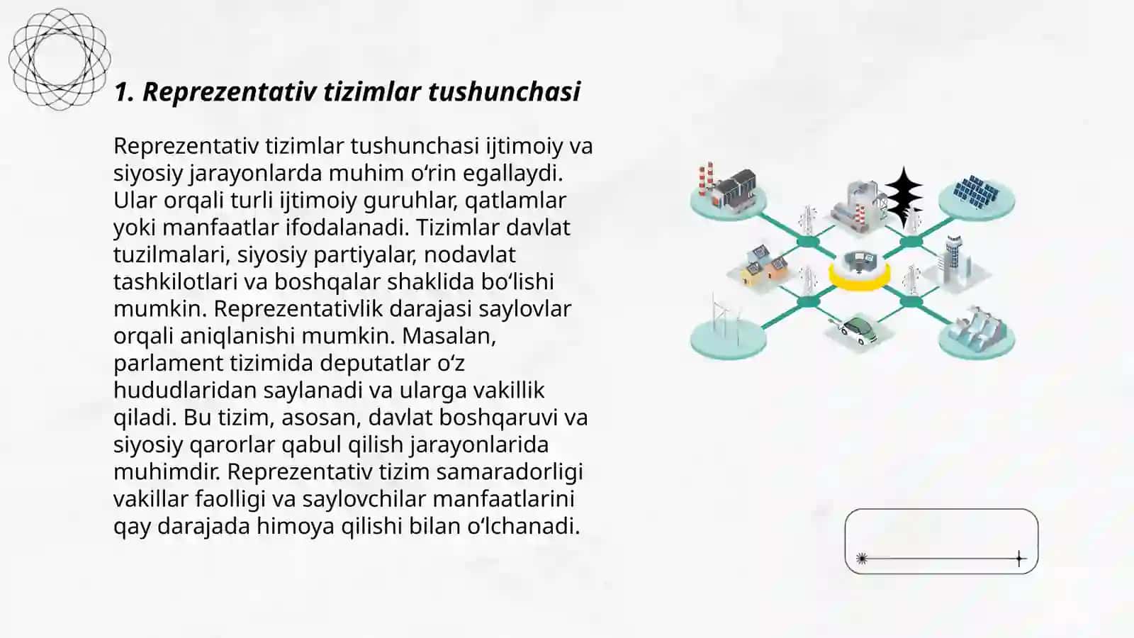 Reprezentativ tizimlar va muloqot 3