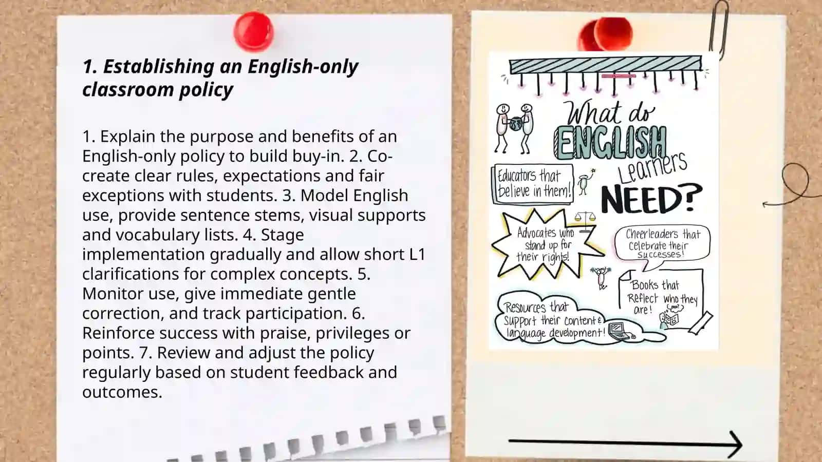 Ways to encourage more use of English in class 3
