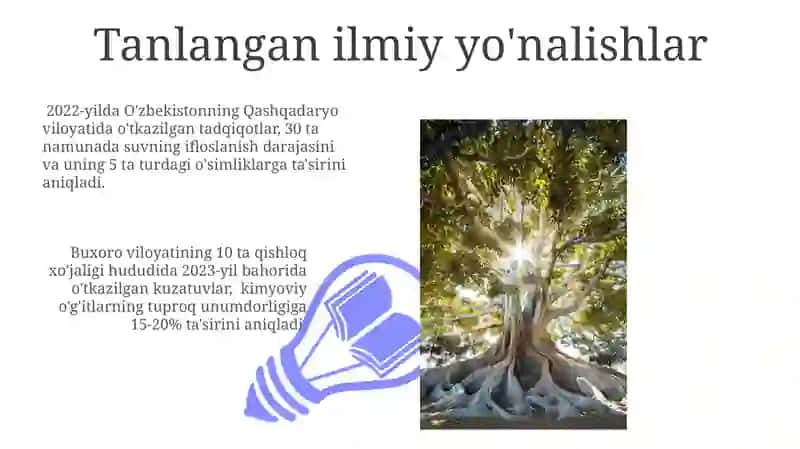 Tanlangan Ilmiy Yo'nalishlar 3
