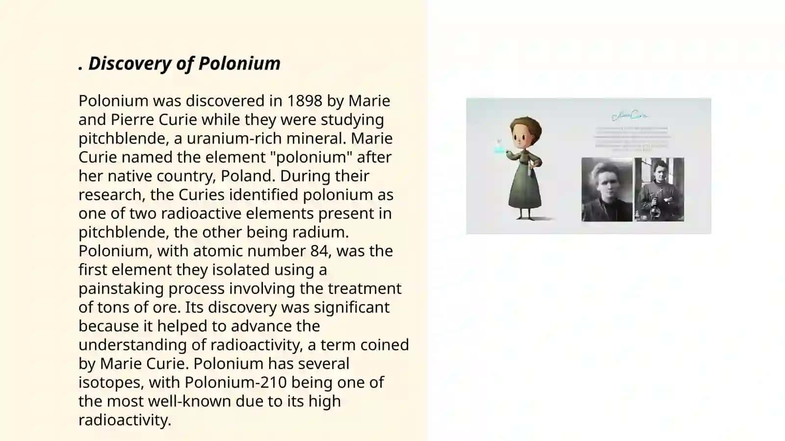 Discovery of Polonium 3