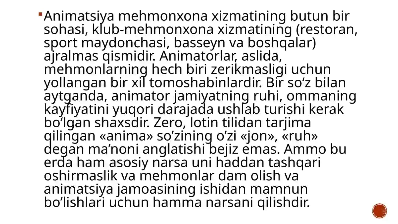 Animatsiya mehmonxona xizmati 3
