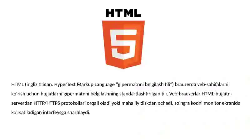 HTML tarkibi 3