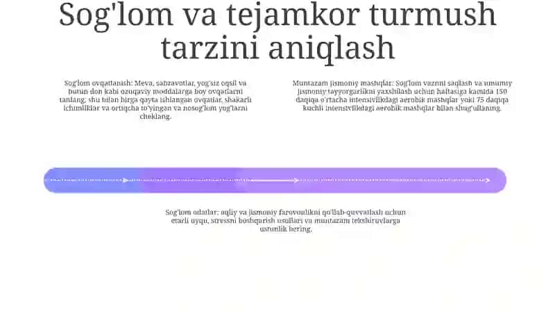 Soglom Turmush Tarzi Va Óz Turmush Tarzini Baholash 3