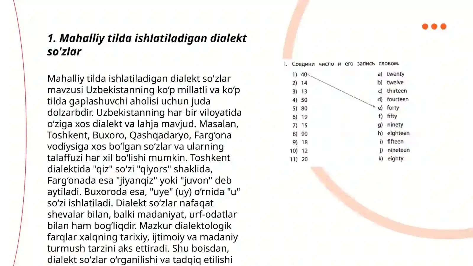 Mahalliy tilda ishlatiladigan dialekt so'zlar 3