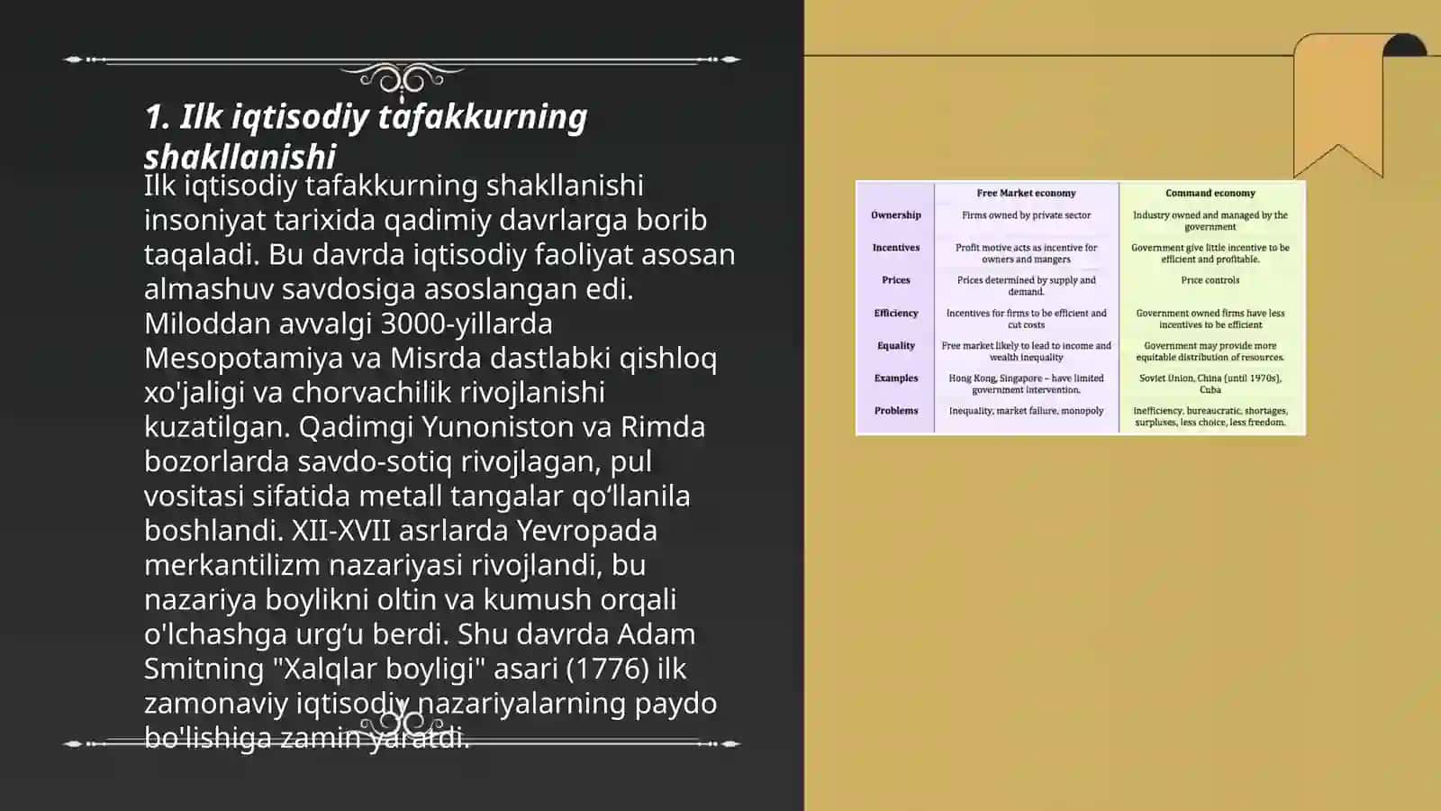Iqtisodiyot nazariyasi rivojlanishining asosiy bosqichlari 3