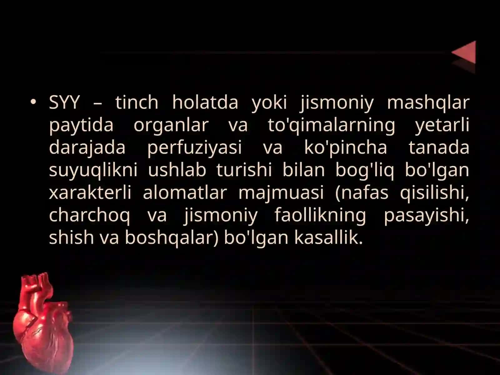 Surunkali yurak yetishmovchiligi 3
