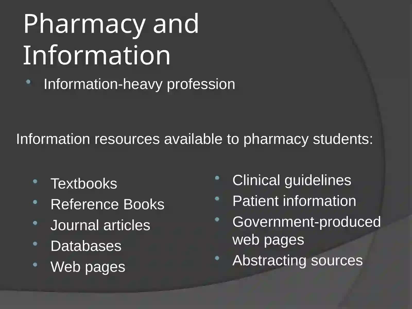Drug Information Resources 3