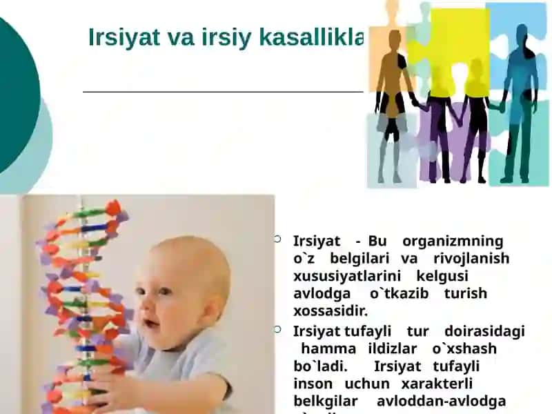 Irsiy kasalliklar klassifikatsiyasi 3