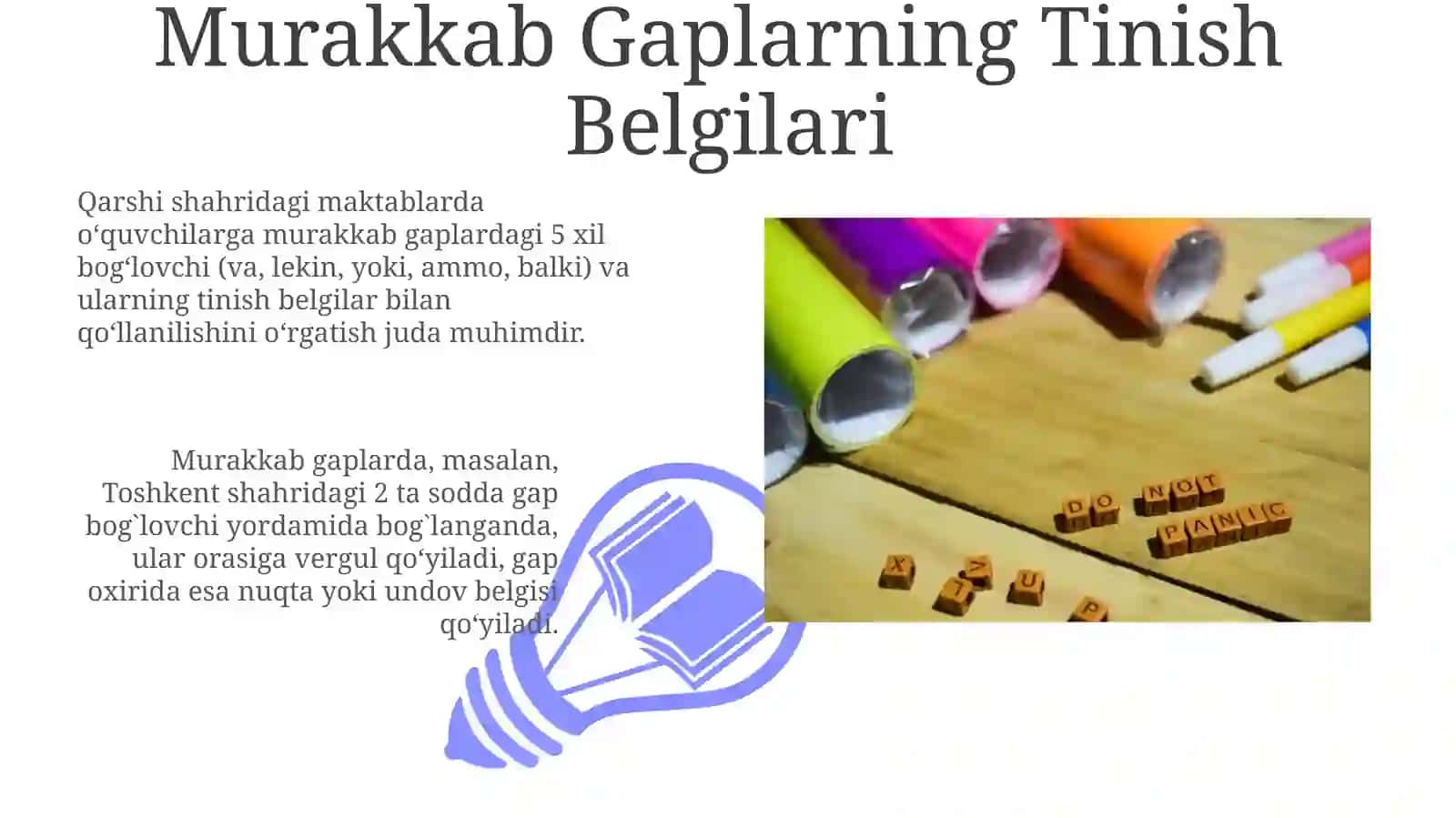 Murakkab Gaplar Turlari 3