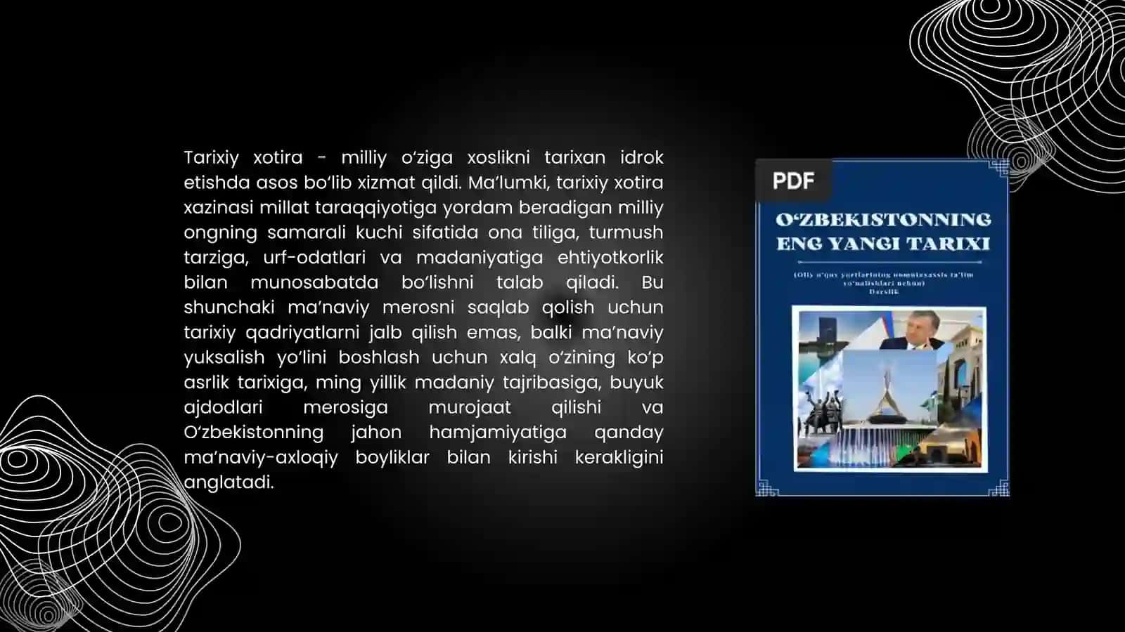 O'ZBEKISTONNING ENG YANGI TARIXI FANIDA DAVRLASHTIRISH MASALASI 3