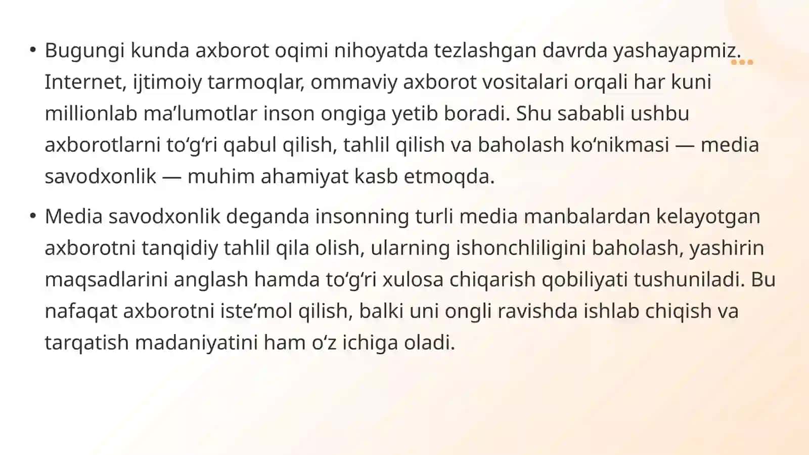 Media savodxonlikni oshirish orqali tahdidlarga qarshi kurash 3
