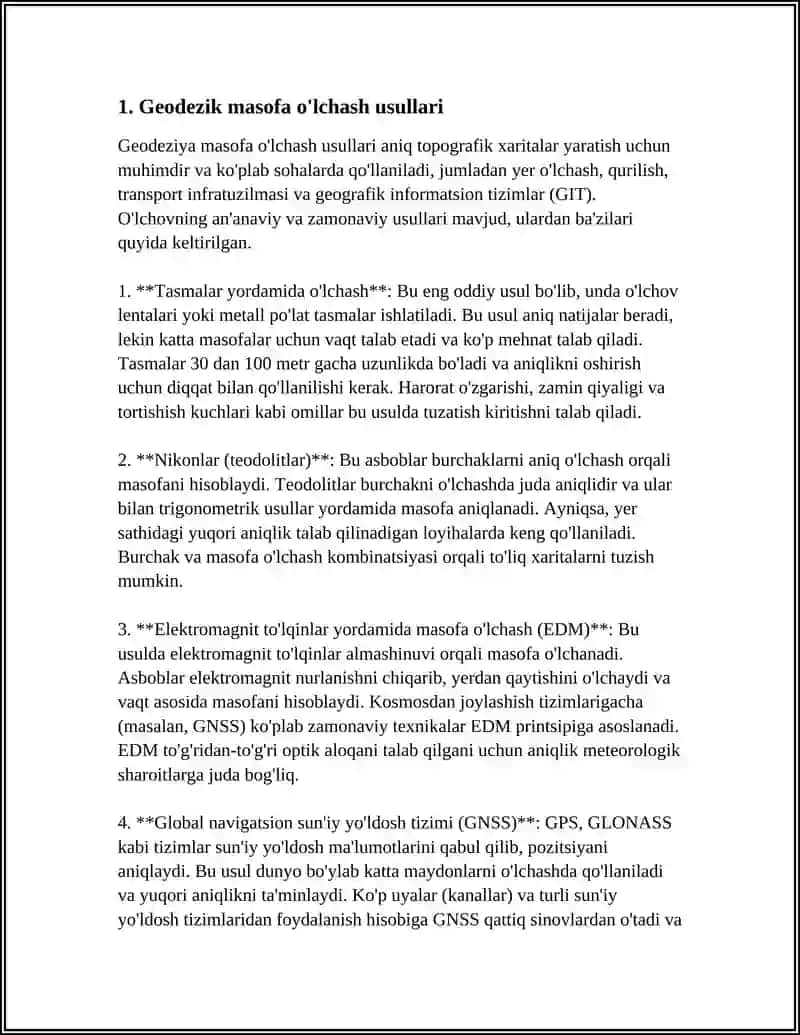 GEODEZIK MASOFA O’LCHASH ASBOBLARI 3
