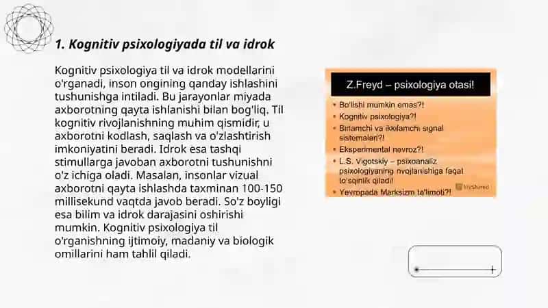 Kognitiv psixologiya va til 3