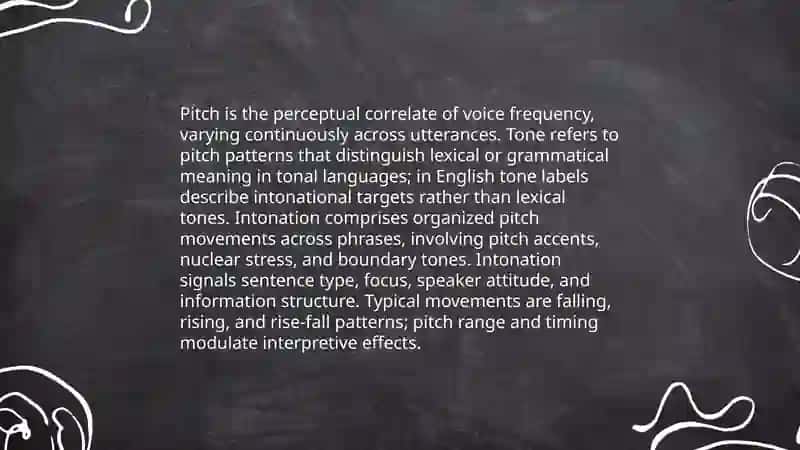 Intonation structure of English 3