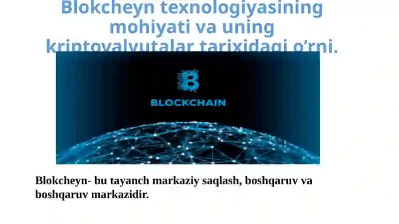 Kriptovalyutalar va Blokcheyn Texnologiyasi 3