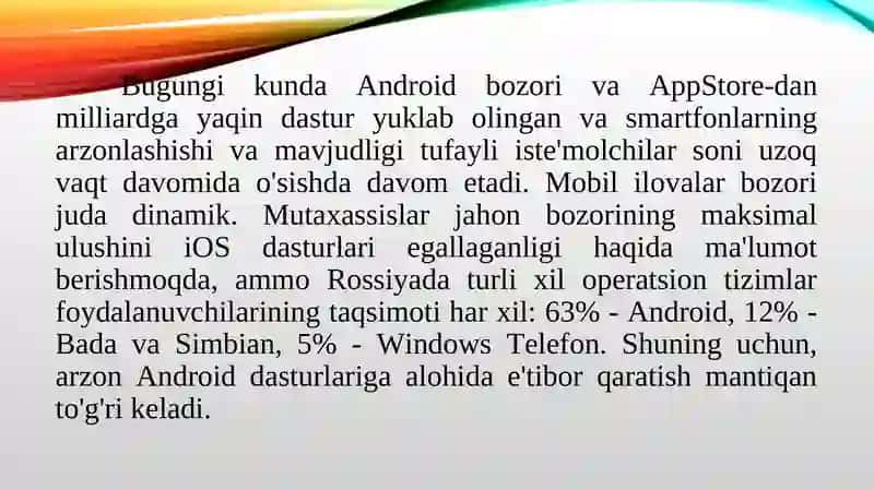 MOBIL ILOVALARINI YARATISH ASOSLARI VA HAYOT SIKLI 3