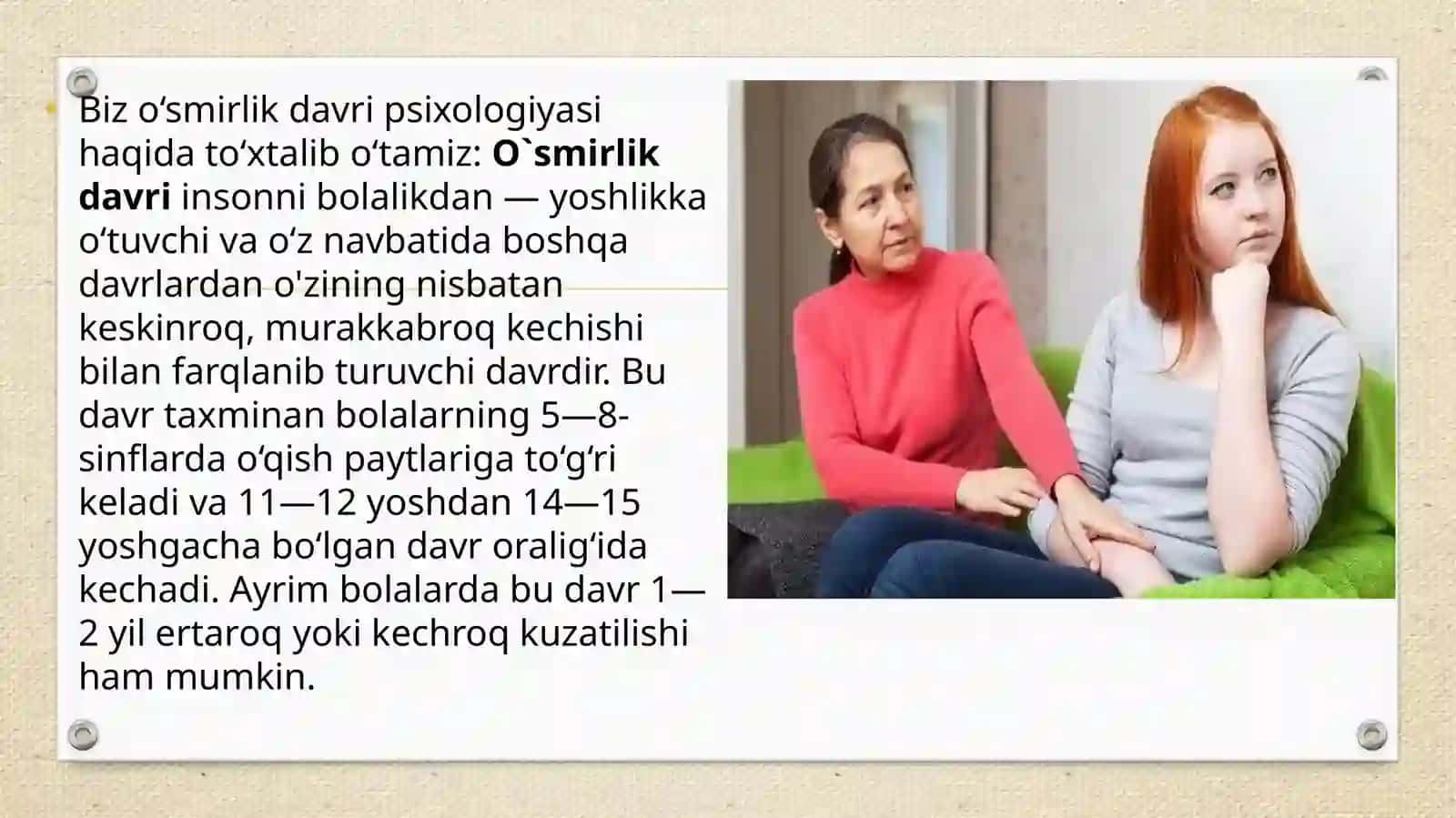 O’smirlik psixologiyasi 3