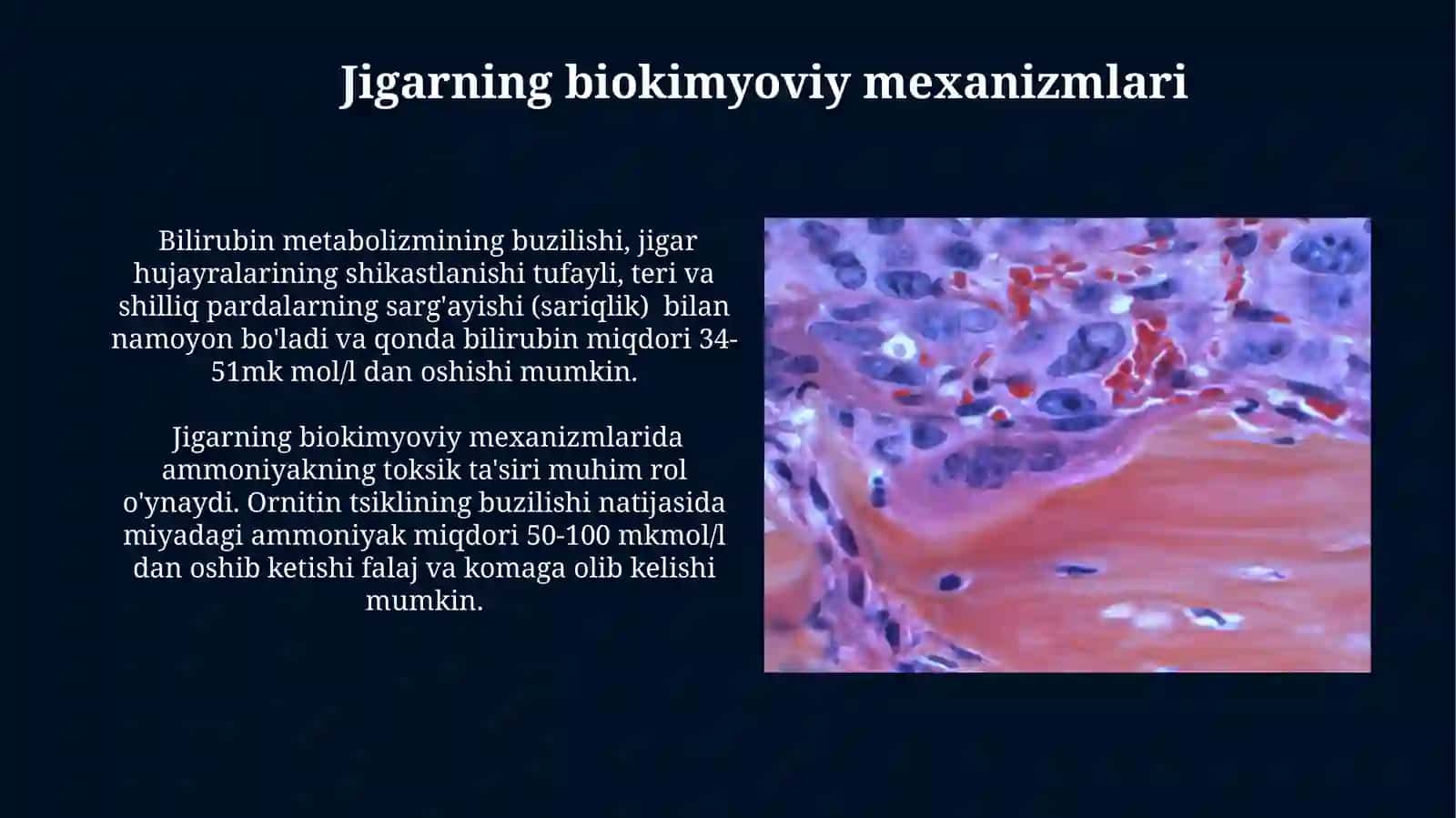 Jigarning biokimyoviy mexanizmlari 3