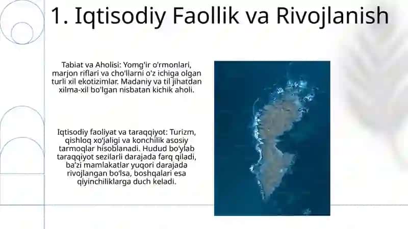 Okeaniyaning geografik o’rni, tabiati va aholisi 3