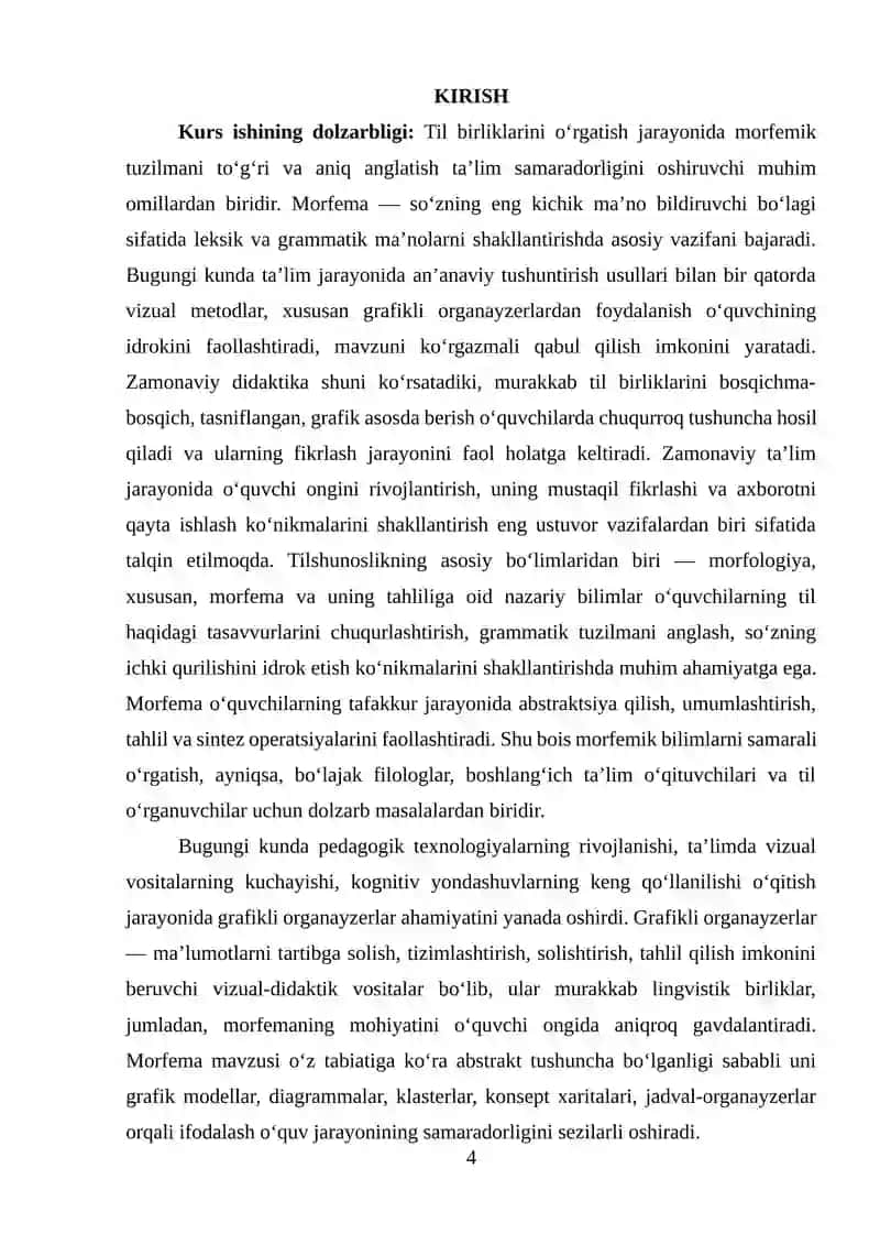 MORFEMA TAVSIFIDA GRAFIKLI ORGANAYZERLAR 3