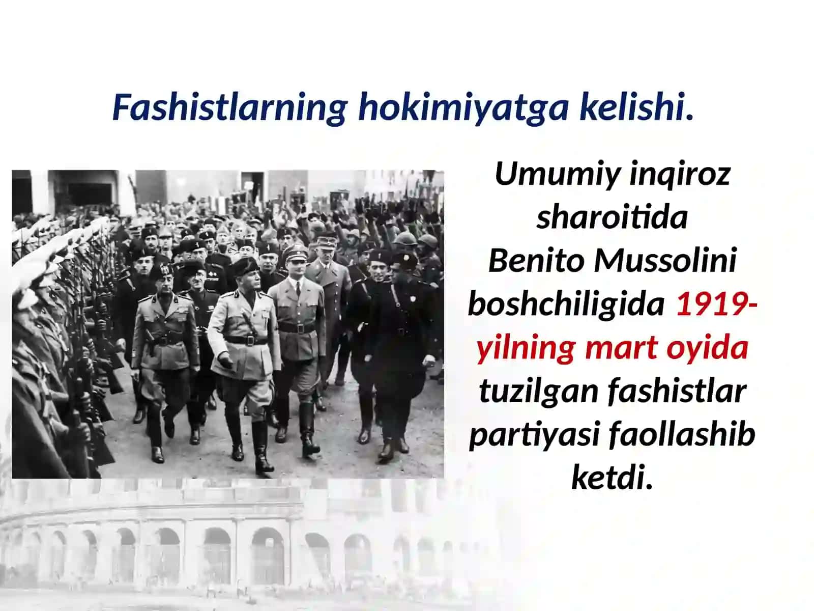 1918 – 1939-yillarda Italiya va Ispaniya 3