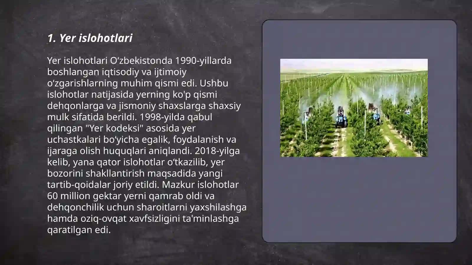 Yer islohotlari 3